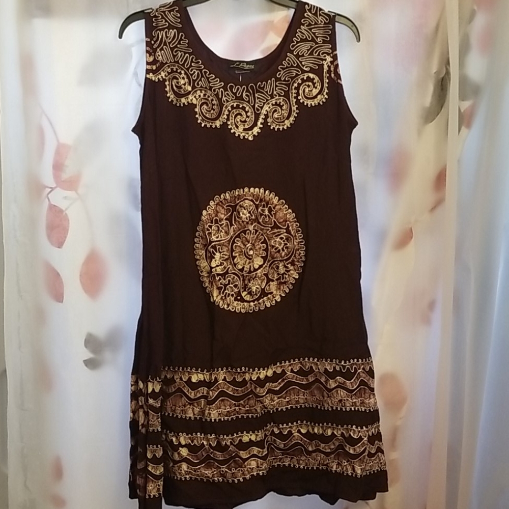 NWOT L' Pogee Sleeveless Women's Summer Dress